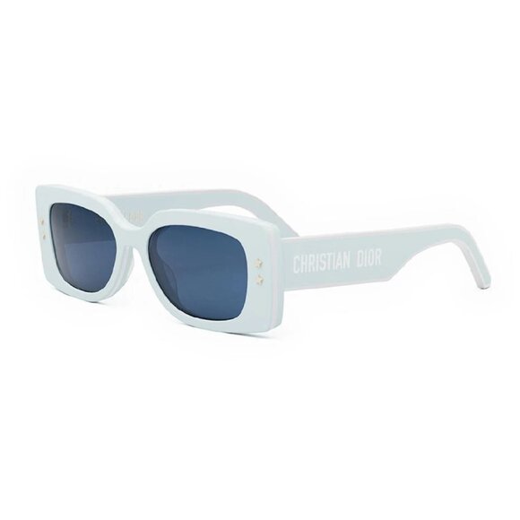NEW DIOR SUNGLASSES, BLUE WOMEN DIOR DIORPACIFIC S1U 80B0 - Picture 1 of 3